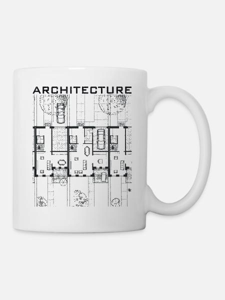 Architektur - Tasse - Weiß