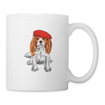 Cavalier King Hatted - Mug - white - Right