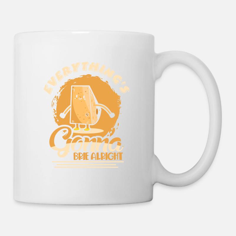 Alles Ist Gut, Brie - Tasse - Weiß