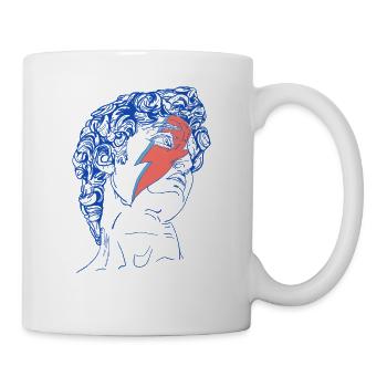 David Handzeichnung - Tasse - Weiß - Rechts