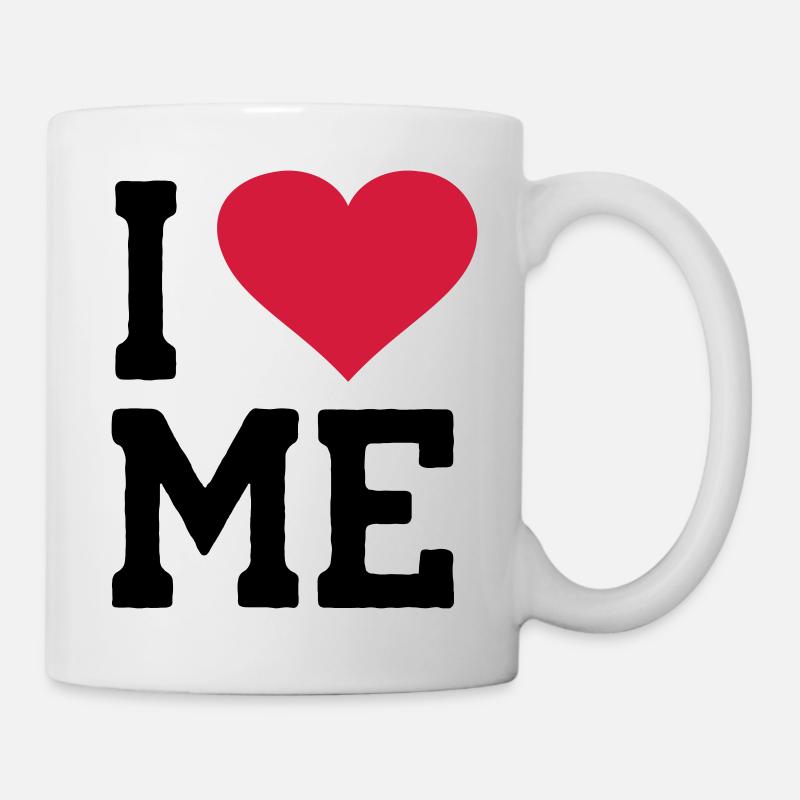 I Love me - Tasse - Weiß