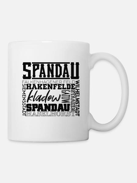 Berlin Stadtteil Spandau - Tasse - Weiß