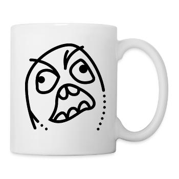 Meme Rage Guy - Mug - white - Right