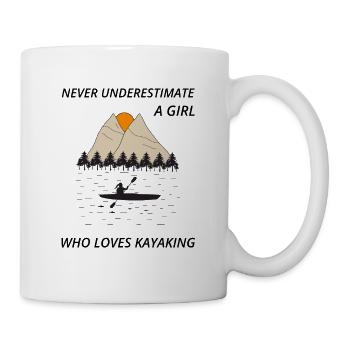 Kayaking Girl - Mug - white - Right