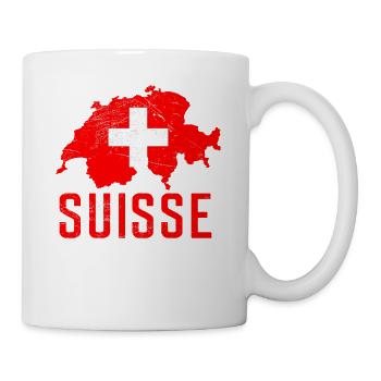 Schweiz - Tasse - Weiß - Rechts
