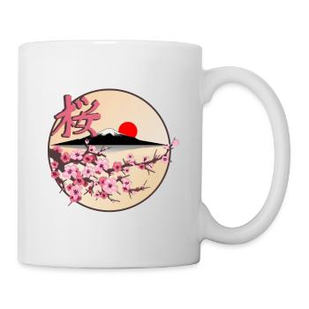 Japanese cherry blossom tree - Mug - white - Right