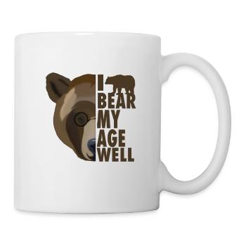 Ich kann mein Alter gut verstecken - Tasse - Weiß - Rechts