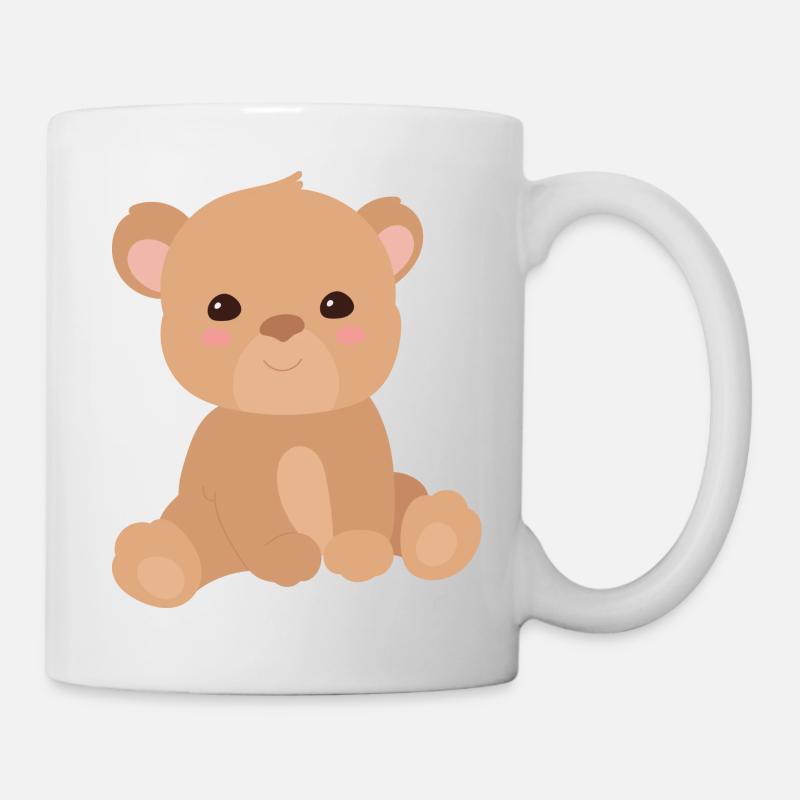 Teddybär - Tasse - Weiß