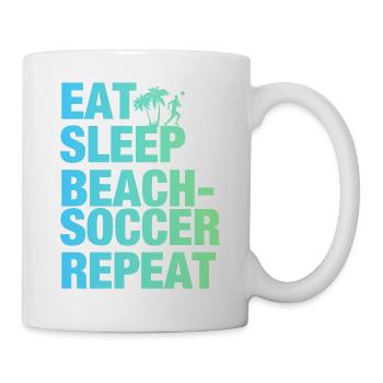 Beach Soccer Beach Soccer Sport Gift - Mug - white - Right