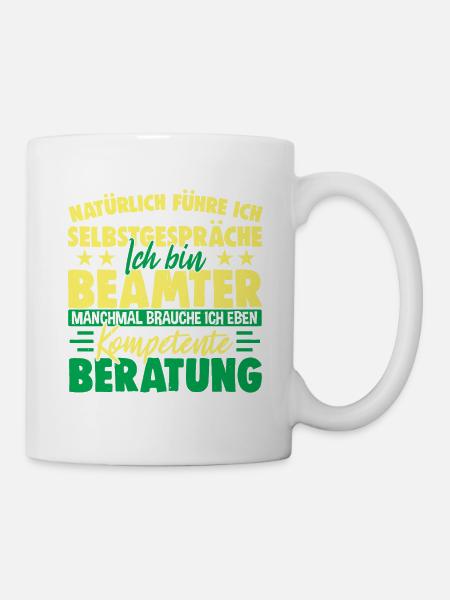 Kompetenter Beamter Lustig Für Beamte - Tasse - Weiß