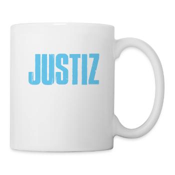 Justiz Justizia Gesetze Überprüfer - Tasse - Weiß - Rechts