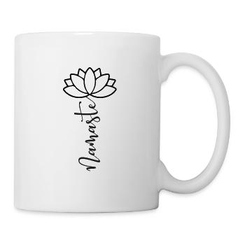 Meditation Yoga Buddha Namaste Mandala Buddhism Om - Mug - white - Right