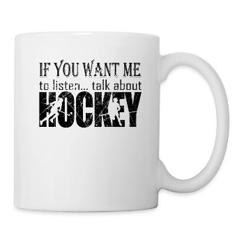 Feldhockey Hockey Girl Geschenk Field Hockey - Tasse - Weiß - Rechts
