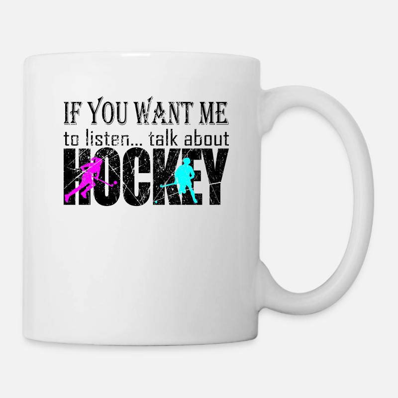 Field Hockey Cool Saying Gift Player Coach - Mug - white