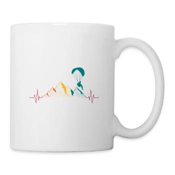 Paragleiten Gleitschirm Geschenk - Tasse - Weiß - Rechts