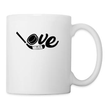 Hockey sur glace joueur de hockey sur glace hockey sur glace - Mug blanc - blanc - Droite