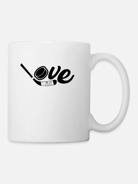Ice hockey ice hockey player ice hockey - Mug - white