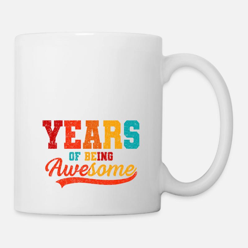 11 ans d'être génial - Mug blanc - blanc