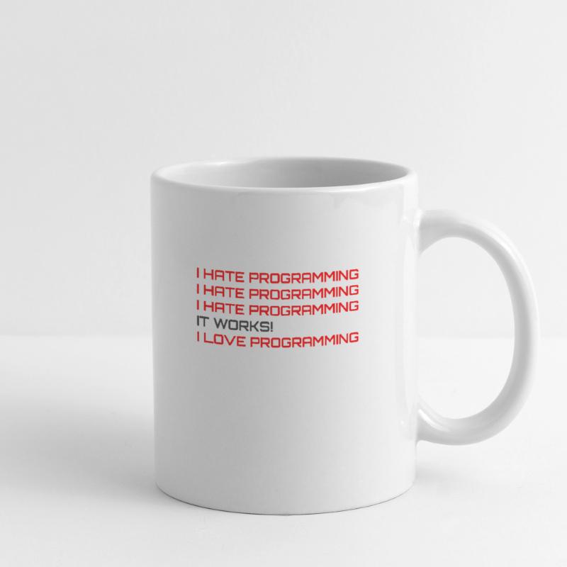 Programmeur informatique Codeurs Software Engineers Gift Mug blanc