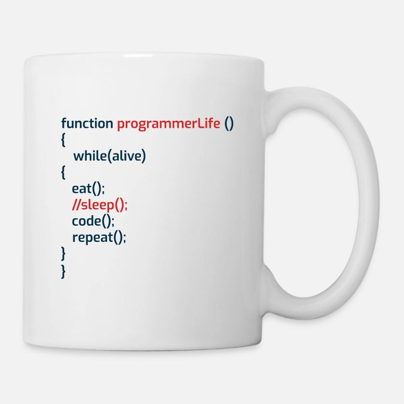 Computerprogrammierer Codierer Software Engineers Geschenk - Tasse - Weiß