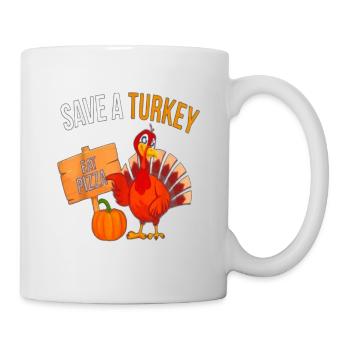 Dinde de Thanksgiving - Mug blanc - blanc - Droite