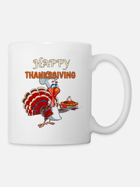 Thanksgiving-Truthahn - Tasse - Weiß