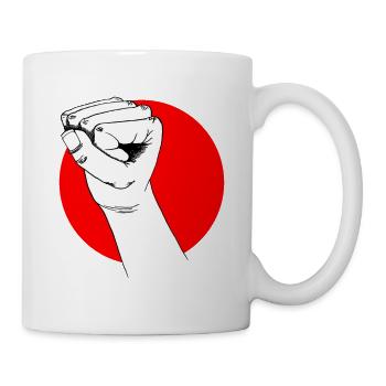 Hand freedom - Tasse - Weiß - Rechts