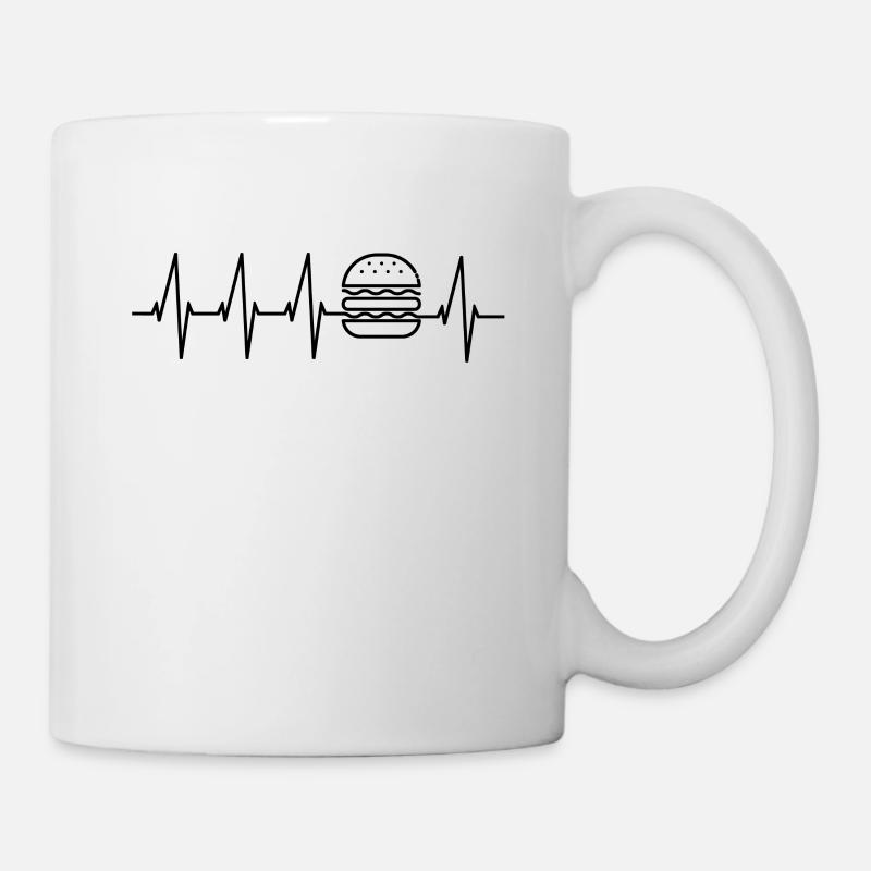 Lecker Burger - Tasse - Weiß