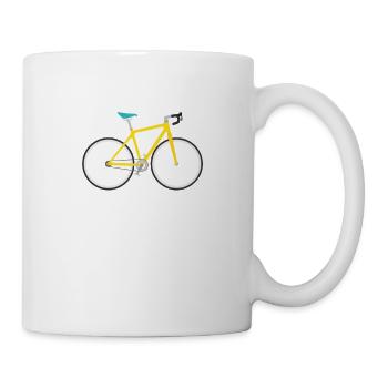 Bicycle mountain bike road bike MTB gift idea - Mug - white - Right