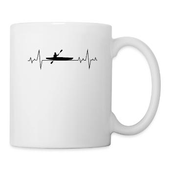 Kayaking Heartbeat - Mug - white - Right