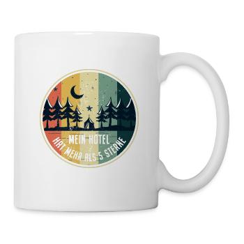 Mon Hôtel a Plus Camping 5 étoiles Camping - Mug blanc - blanc - Droite