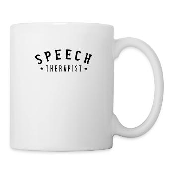 Speech therapist pronunciation speech therapist speech therapy therapist - Mug - white - Right