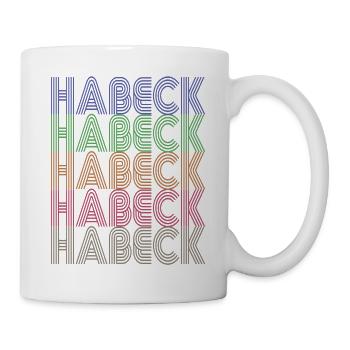 Élection de l'Alliance verte Habeck 2021 Chancelier fédéral AFD - Mug blanc - blanc - Droite