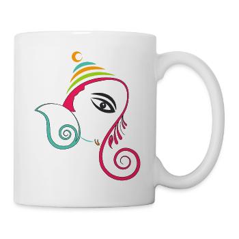 Ganesh Chaturthi - Mug - white - Right