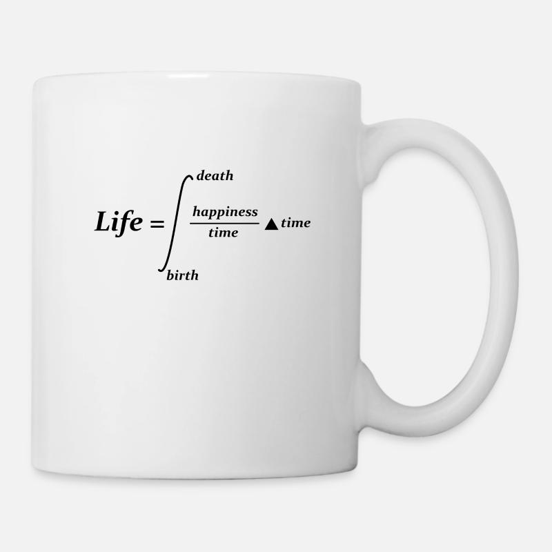 Wissenschaft Mathematik Physik Witz Wortspiel Geschenk - Tasse - Weiß