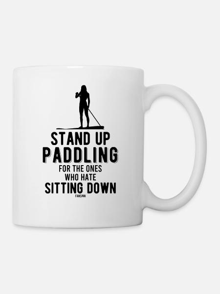 Stand Up Paddling - Tasse - Weiß