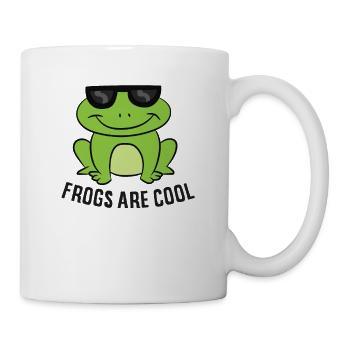 Les grenouilles sont cool Grenouille mignonne - Mug blanc - blanc - Droite