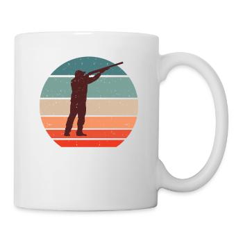 Clay pigeon shooting target shooting - Mug - white - Right
