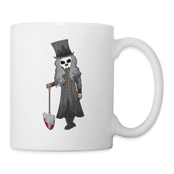 Gravedigger Undertaker Undertaker Grave Shirt - Mug - white - Right