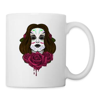Tag der Toten - Tasse - Weiß - Rechts