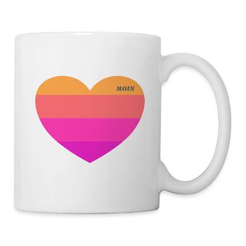 MOIN Herz - Tasse - Weiß - Rechts