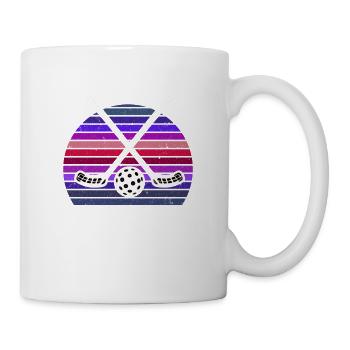 Floorball &Unihockey cadeau pour les amis hockey - Mug blanc - blanc - Droite