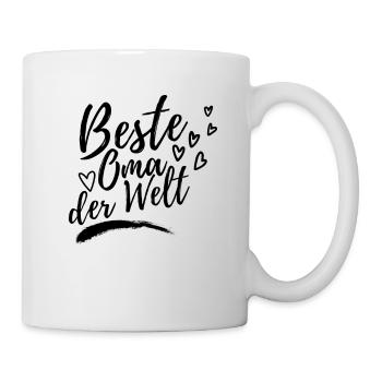 beste oma der welt - Tasse - Weiß - Rechts