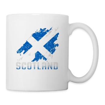 Scotland Flag Scottish Coat of Arms Scots - Mug - white - Right
