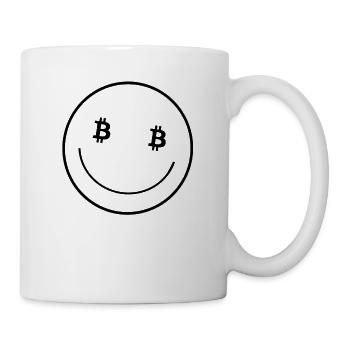 Bitcoin BTC Plan B In Crypto I Trust Idée cadeau - Mug blanc - blanc - Droite