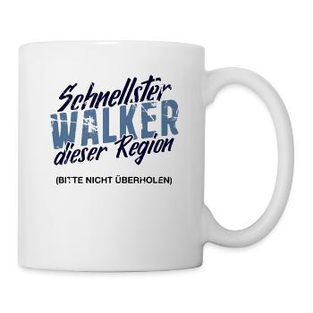Nordic Walking - Tasse - Weiß - Rechts