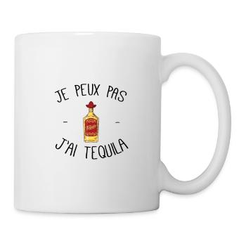 Je peux pas j'ai tequila - Mug blanc - blanc - Droite
