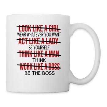 Cadeau féministe féministe féministe - Mug blanc - blanc - Droite