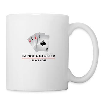 Card Games Casino Bridge Player Gambling Gift - Mug - white - Right