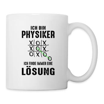 Physiker Physik Mathematik Wissenschaft Lustig - Tasse - Weiß - Rechts